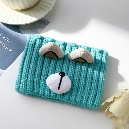 Rongxia children's hairband with wide edge knitted sports internet celebrity same style girl little girl warm forehead windproof headband headband orange min