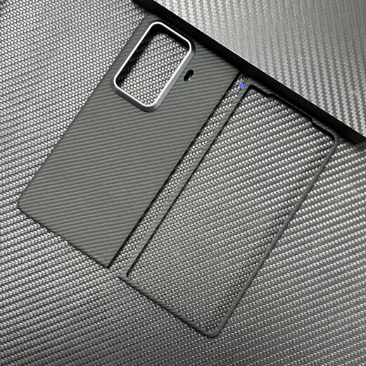 Huawei (HUAWEI) original quality Jingying Magic vs2 mobile phone case Aramid fiber thin protective cover 600D fine grain magnetic black gray fine grain 600D metal ring crater single back cover Magic Vs2