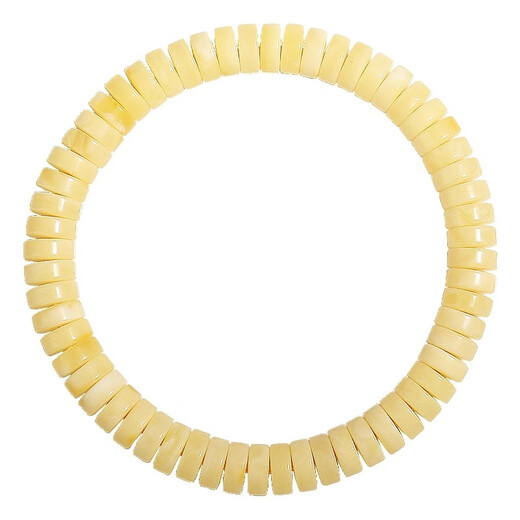 Hongchen Liuxi natural Russian material full of honey demon flower white beeswax pill beads bracelet gold twisted honey single circle raw ore bracelet with certificate about 8.5*4.5mm Dida certificate 004944 full honey