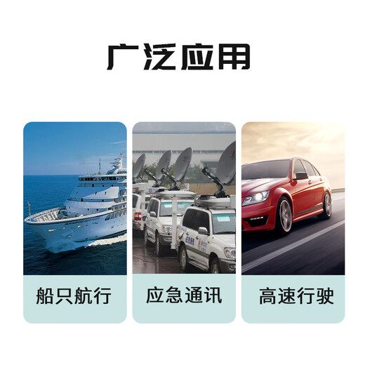 Chuangji Internet TBW354 enhanced handheld vehicle-mounted antenna, magnetic + fixed, anti-interference and high and low temperature resistance, high-gain Tiantong S-band omnidirectional external antenna, 5-meter feeder, 1 set