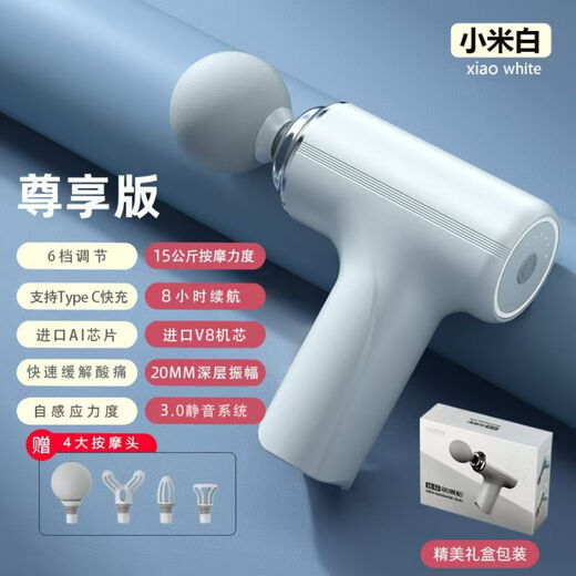 CLCEY trendy care appliance mini fascia head for girls special sports muscle relaxation electric silent portable silicone massage head fascia gun L1 small massage head