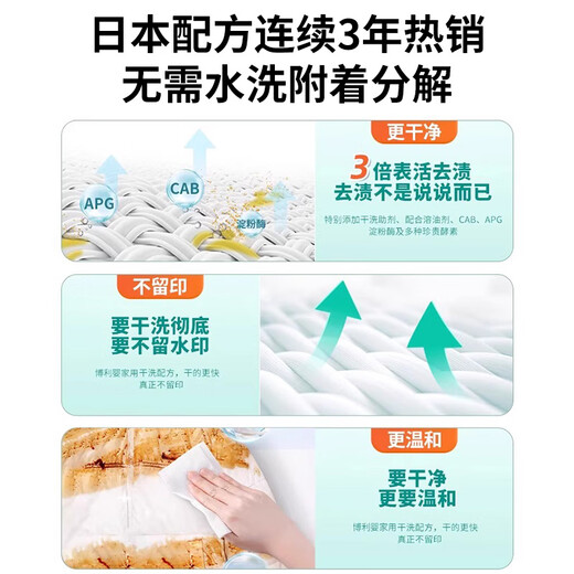 ZHANJIE Japan imported down jacket cleaning wipes clothing stain-free washable powerful oil stain artifact cleaning and drying agent 1 pack Japan imported down jacket cleaning wipes