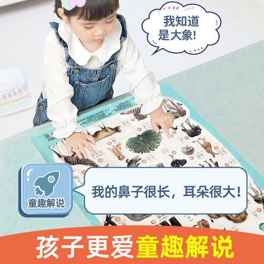 Qiyoubao Tableau mural tridimensionnel avec sons et sons d'animaux, carte autocollante murale pour l'éducation précoce, jouet vocal pour bébé et tout-petit, nouveau style, modèle 3, trafic avant + lettres inversées