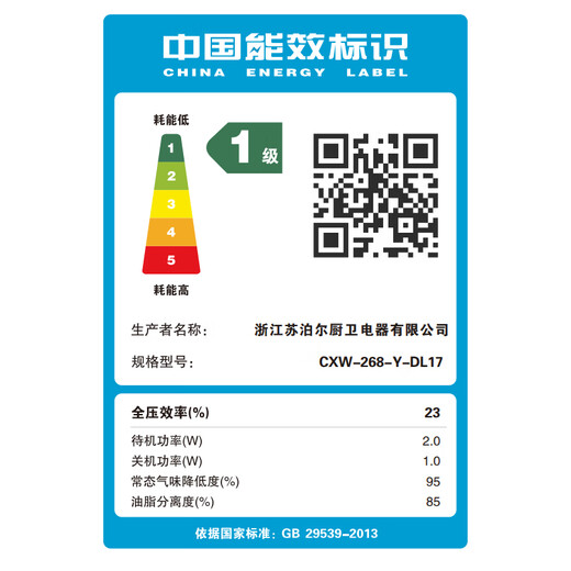 SUPOR's national subsidy for home appliances is up to 20%. Household suction range hood 23m, top side double suction 750mm, small size, waving hand, intelligent control, self-cleaning, trade-in DL17