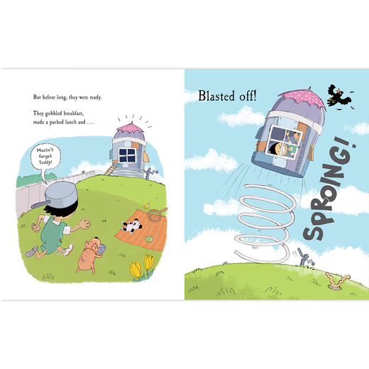 100层的火箭 百部火箭层层叠 The Hundred Decker Rocket 进口原版 畅销认知英文绘本 进口原版 英文书