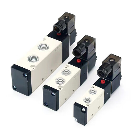Yadeke solenoid valve 4V210-08V 4V310-10 solenoid electric valve pneumatic control valve 220V air valve 24V 4V210-08DC24V high quality