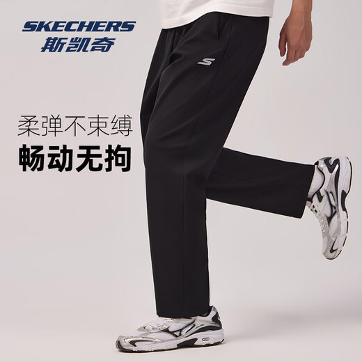 Skechers casual pants men's pants 2025 autumn and winter new woven outdoor sports pants sweatpants loose and comfortable straight pants