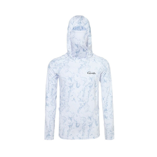 Gamma Kaz ice silk sun protection clothing, thin, breathable and quick-drying, anti-mosquito sea fishing lure fishing sun protection clothing, sun protection clothing. Moonlight Blue XL (140-160Jin Jin equals 0.5kg)