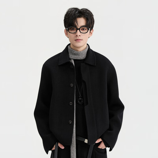 Piaget Zall autumn and winter double-sided woolen jacket coat design short woolen coat for men