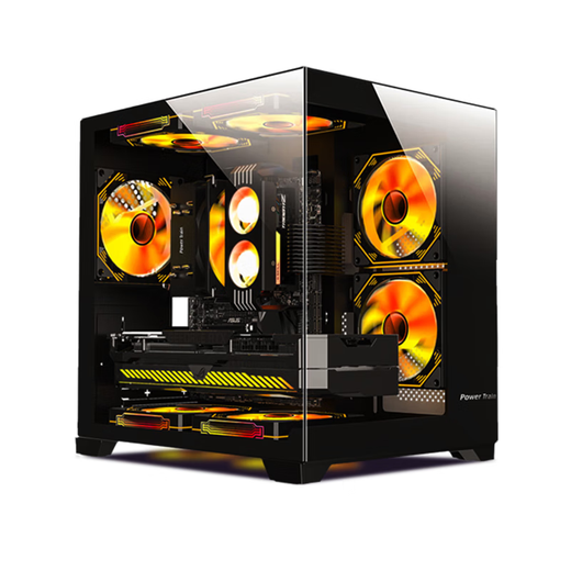 ASUS RTX 5060 Ti/5060 host I5 14600KF assembled computer host e-sports game console full set of desktop DIY machine delta family barrel sea view room deluxe version 14600KF + ASUS RTX5060Ti