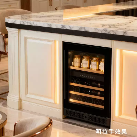Zhong Zhangguo's seclusion and fame bar embedded wine cabinet constant temperature wine cabinet ice bar cigar cabinet tea beverage cabinet sideboard wine cabinet ice bar/fixed frequency
