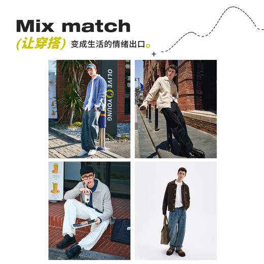 Navigare Italian small sailing boat slightly dropped shoulder cardigan men's knitted cardigan comfortable skin-friendly sweater jacket casual top olive green coffee M