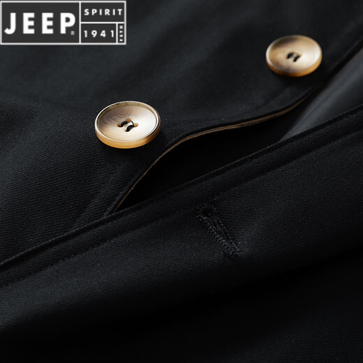 JEEP SPIRIT Workwear Military Green Balmakken Mid-Length Windbreaker Men's Spring and Autumn Loose Casual Plus Size Fat Man Jacket Military Green 6XL 220-240Jin Jin is equal to 0.5 kg