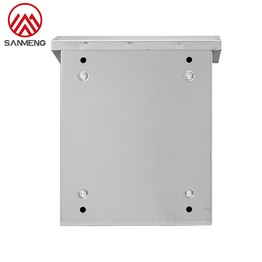 Double-door stainless steel distribution box 304 outdoor waterproof and rainproof box monitoring instrument box indoor and outdoor door control box 201 500x400x300