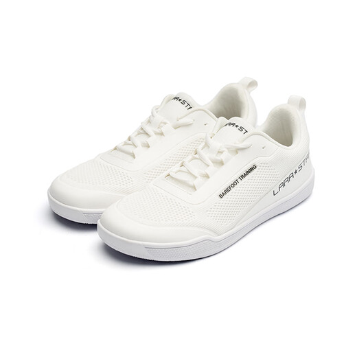 Laura Star LS1543 wide last barefoot shoes comprehensive training flat non-slip deadlift squat indoor and outdoor sports shoes white 38