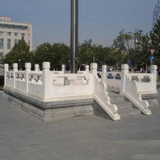 Stone carving flag raising platform white marble railing guardrail school government unit marble railing flag platform fence board custom made white marble flag platform drawing deposit deposit