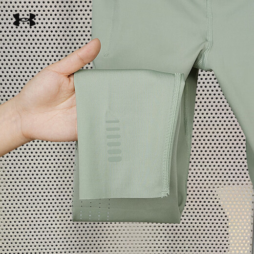 Under Armor Women's New Tight Yoga Pants Running Fitness Training Fitting and Comfortable Pilates Tights 1376820 1376820-504 L