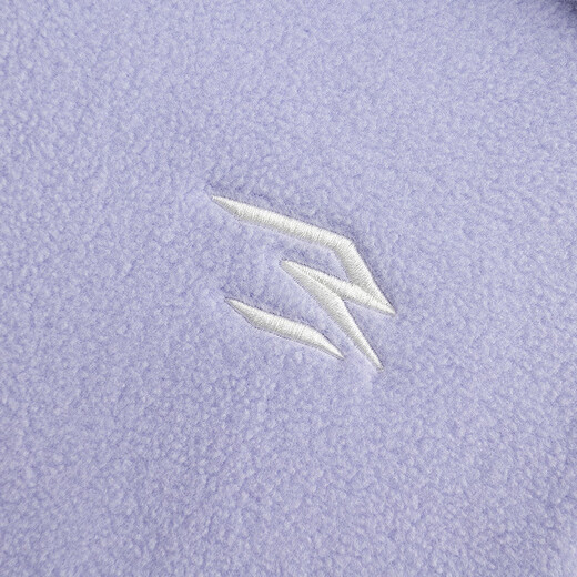 NIKE 3BRAND Nike Boys and Girls Polar Fleece Knitted Jacket 2025 Winter New Children's Warm Jacket Lilac Purple Velvet Warmth 150/72 Recommended Height 140-152cm