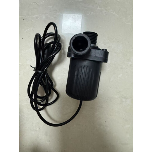 12V brushless motor submersible pump high temperature resistant DC circulating water pump special water pump national standard 12V male plug water pump