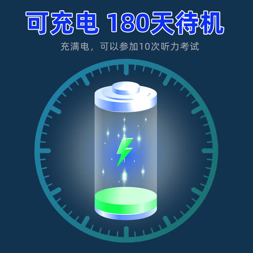 Aiben's CET-4 and CET-6 English radio has a strong signal that can penetrate walls. Hearing headphones for college students to use for the CET-46 exam. Campus FM radio for the CET-4 and CET-8 exams. C5S flagship charging model. Package 2. Radio + battery/fast charging cable + earphones + storage bag.