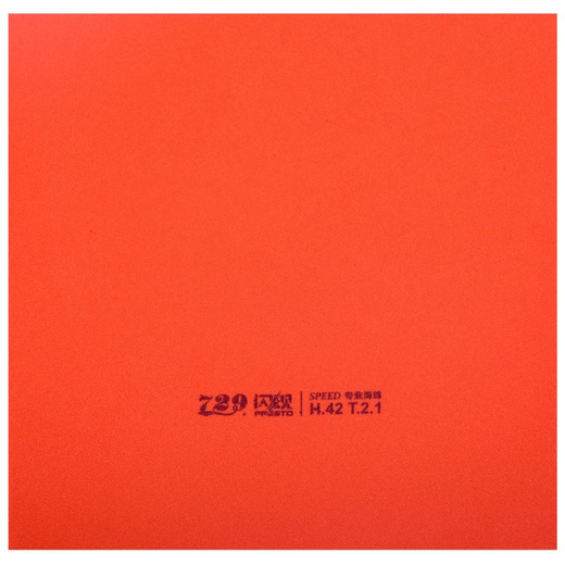 729 Flash Table Tennis Racket Rubber Flash Speed ​​Spin Rubber 729 Flash Astringent Backhand Table Tennis Rubber Flash-Speed-44 Degree 2.1mm Red (One Piece)
