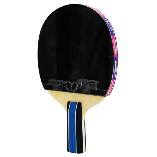 Ракетка для настольного тенниса Butterfly (BUTTERFLY), готовое изделие для начинающих, ракетка для тренировок школьников, двусторонняя обратная лента, с сумкой для ракетки, 5 звезд, держатель для ручки D5 (одинарный)