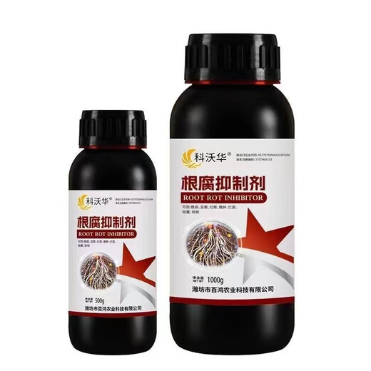 正品根腐抑制剂预防猝倒烂根茎基腐死棵僵苗快速壮根净化土壤 科沃华根腐抑制剂500克*1瓶