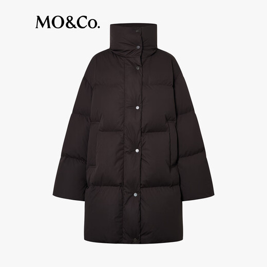 MO&Co. Chaqueta de plumas del mismo estilo de Ma Sichun 90 terciopelo ligero y cálido serie itinerante Moanke teca marrón XS /155
