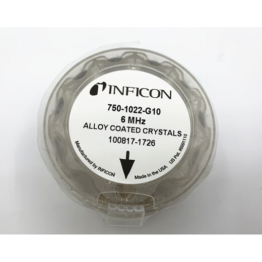 Crystal oscillator INFICON crystal oscillator INFICON optical coating crystal 750-1022-G10_10 pieces