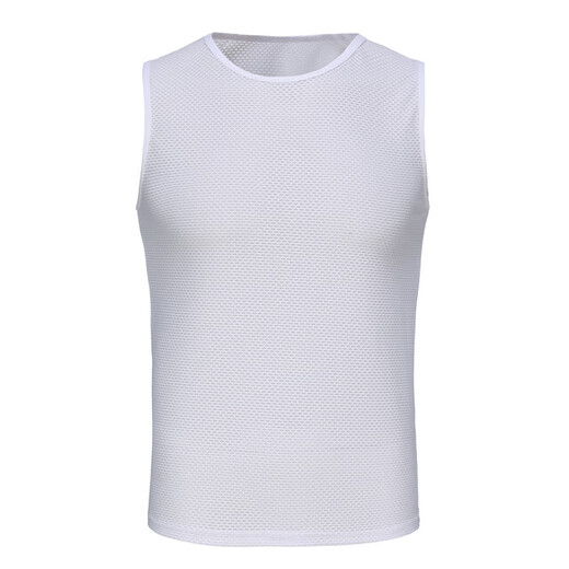 Zailu road bike cycling jersey sweat shirt base layer men's bicycle quick-drying clothing with long-sleeved high-elastic breathable T-shirt white vest (normal style) S