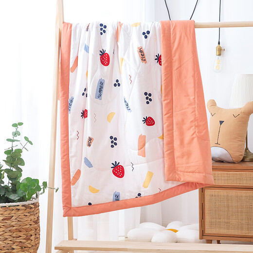 Mufan (mufan) children's quilt summer cooling quilt summer universal air-conditioning quilt washable quilt kindergarten baby blanket thin quilt towel quilt Guoguoya 120*150cm