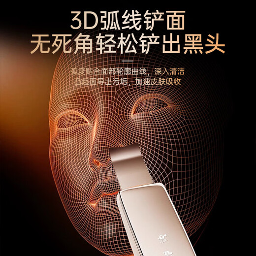 RASW German blackhead shovel ultrasonic blackhead remover electric blackhead suction tool pore cleaning import and export acne removal tool beauty instrument birthday gift anniversary gift for girls top model LED red and blue light skin care + delicate pores + ion export