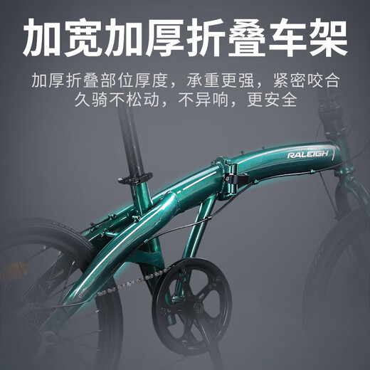 Lanling folding bicycle for adults, ultra-light and portable, commuter transmission for students, men and women, 20 inches, dark night purple, steel frame - line brake - PK transmission, 20 inches (145-165) cm, 7 speed, SF delivery + installation free