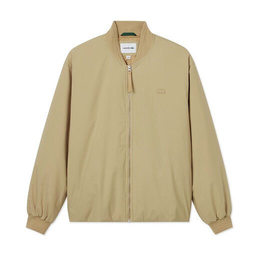 Crocodile French crocodile jacket men's 25 spring and autumn new trendy quilted flight jacket cotton jacket | BH2596 Black S