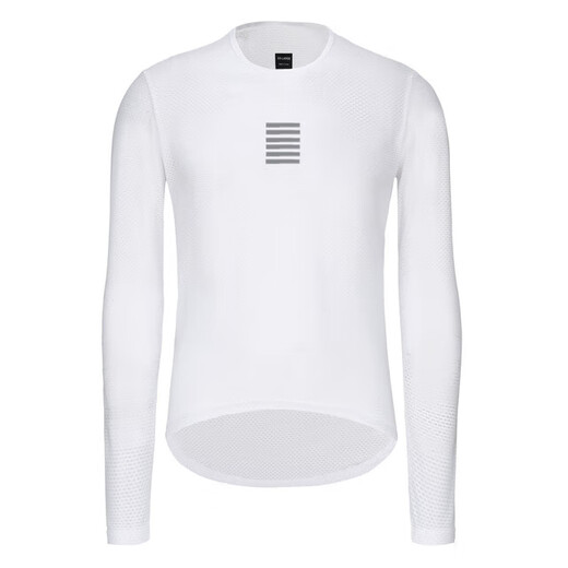 Zailu road bike cycling jersey sweat shirt base layer men's bicycle quick-drying clothing with long-sleeved high-elastic breathable T-shirt white vest (normal style) S
