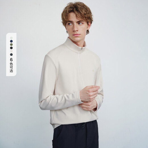 Navigare star's same Italian dinghy 25 new men's half open collar brushed sweatshirt inner top 1135845304