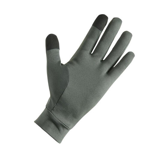 Decathlon fishing warm gloves touch screen gloves for men and women running sports outdoor cycling olive green M-4563991