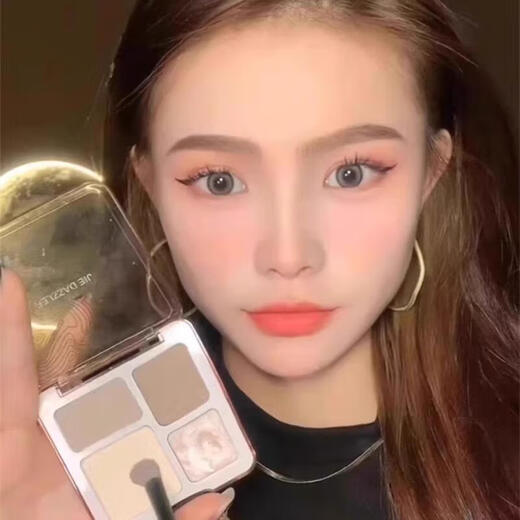 Beautyblender French LERFM four-color high-gloss repair all-in-one palette matte pearlescent brightening facial three-dimensional nose shadow shadow glitter, great value two packs 0 items