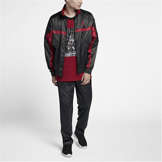 Jordan5Sportswear Loose Sports Jacket Men's Black S