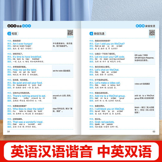 Wenn Sie Chinesisch sprechen können, können Sie Englisch sprechen. Anfänger zum Selbststudium auf Englisch. Merken Sie sich Wörter mit chinesischen Pinyin-Homophonen. Sprechen Sie sofort Englisch. Englisches tägliches Konversations-Lernbuch zum Anhäufen von Wortvokabeln. Einführungsübungen zum Englischlernen für Schüler der Mittelstufe. Wenn Sie Chinesisch sprechen, können Sie auch Englisch (exklusiver Preis)