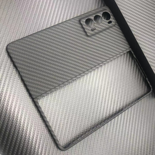 Huawei (HUAWEI) original quality Jingying Magic vs2 mobile phone case Aramid fiber thin protective cover 600D fine grain magnetic black gray fine grain 600D metal ring crater single back cover Magic Vs2