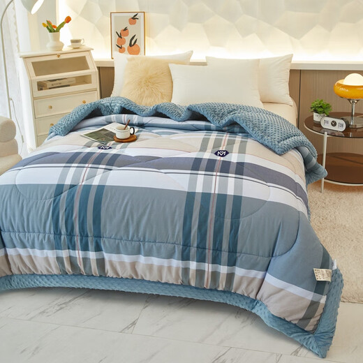 New 100% cotton beanie quilt machine washable spring and autumn quilt winter quilt summer quilt air-conditioned quilt double dormitory quilt core own style comfortable and soft 180x220cm5Jin Jin equals 0.5kg spring and autumn quilt