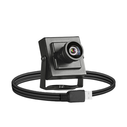 Jicai HD 2 million 5 million pixel USB industrial machine vision distortion-free camera, driver-free plug and play UVC protocol, Raspberry Pi Android Linux secondary development 2K 3.6MM distortion-free