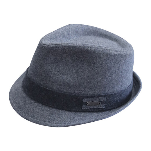 Lee dprre hat men's autumn and winter British jazz hat young and middle-aged men's retro hat casual gentleman outdoor hat trend light gray regular M (56-58cm) adjustable