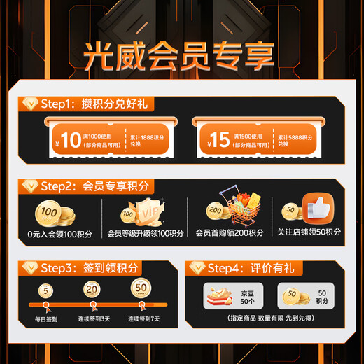 Gloway 48GB (24GBx2) DDR5 8000 desktop memory Longwu RGB light strip Hynix M-die CL38 Starry Sky Black