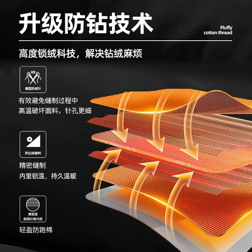 Warrior cotton coat men's winter thickened cotton jacket men's hooded loose warm cotton coat men's Korean style bread coat men