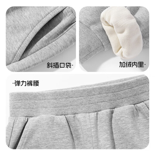 Piggy Banner Girls Winter Clothing Set 2025 New Children's Warm Velvet Sweatshirt and Sweatpants Western Style Girls Sportswear Two-piece Set