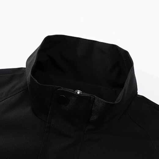 Playboy (PLAYBOY) Jacket Men's Spring and Autumn Workwear Stand Collar Trendy Casual Loose Large Size Jacket Khaki Green XL