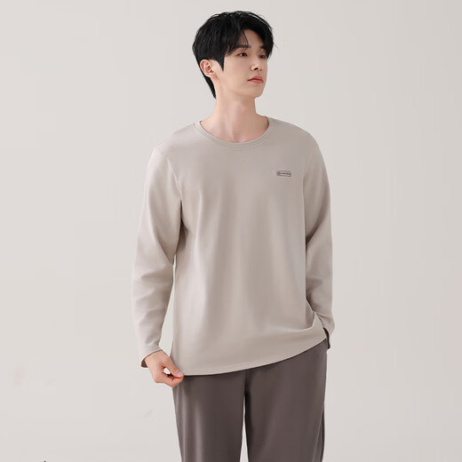 Langsha's 25th-year new product, the same style as celebrity Ren Jialun, safe quality pajamas for men and women, oxygen cotton antibacterial home clothes