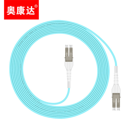 奥康达  工业电信级万兆光纤跳线OM4多模LC/LC光纤线OM3 万兆多模双芯光纤线 万兆光纤跳线LC 双工 12048B  50米